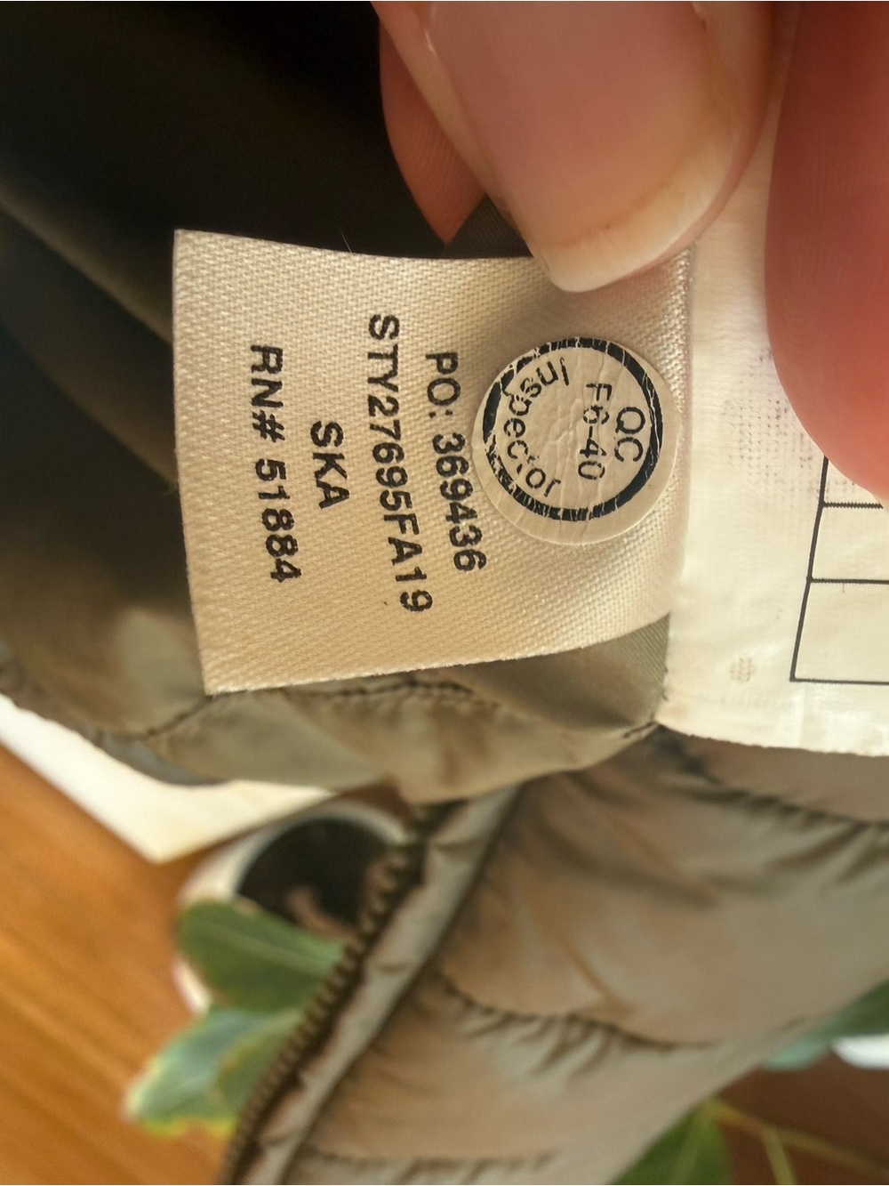 Patagonia Olive Green Quilted Long Puffer Jacket - Picture 6 of 8